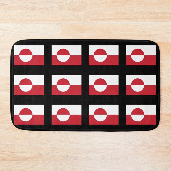 Item preview, Greenland Flag Pattern Scandinavian Travel & Nordic Pride Design designed and sold by Rhu Creations.