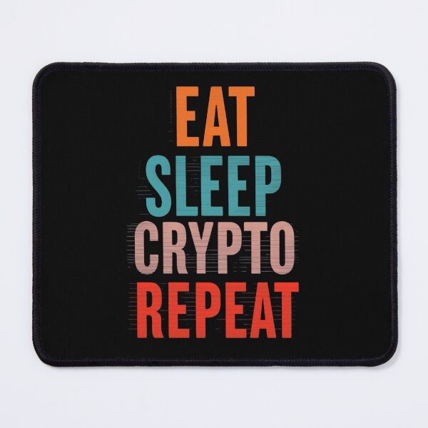 Item preview, Eat Sleep Crypto Repeat Essential T-Shirt For Traders designed and sold by Martysstore.