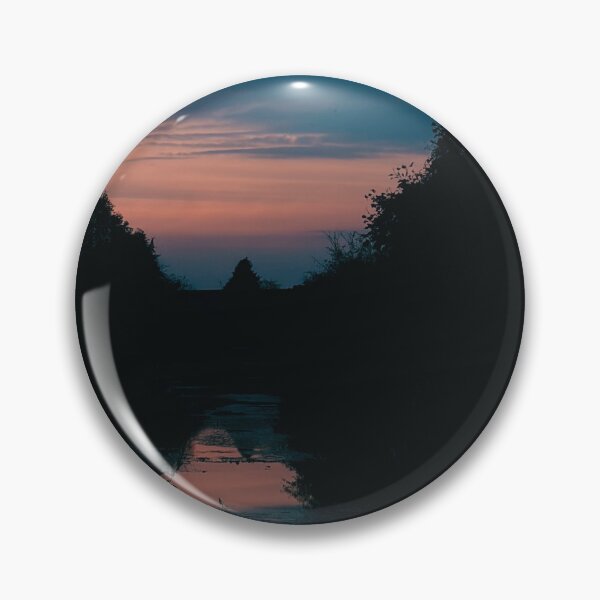Item preview, sunset over the Forth & Clyde Canal, Glasgow (Scotland) (October 2025) designed and sold by photosbykel.