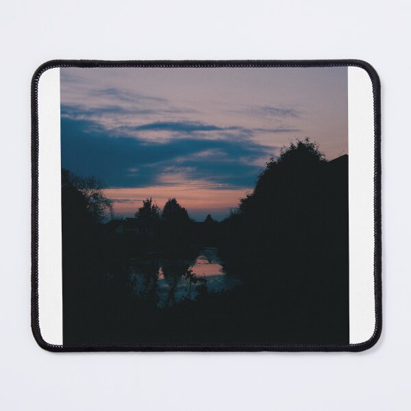 Item preview, sunset over the Forth & Clyde Canal, Glasgow (Scotland) (October 2025) designed and sold by photosbykel.