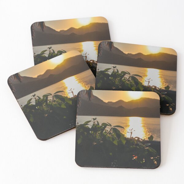 Item preview, Golden Hour over Lake Como Photography Art designed and sold by inallusha.