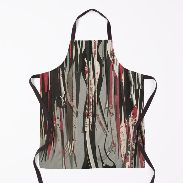 Item preview, The Vines- Black, White and Red Abstract Collage designed and sold by adel8ide.