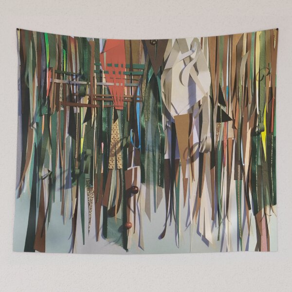 Item preview, The Woven Branches- Abstract Texture Collage designed and sold by adel8ide.