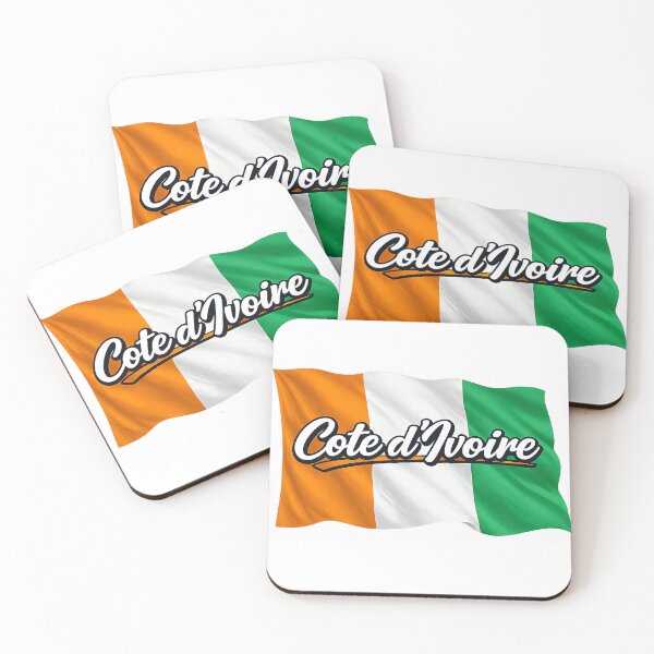 Item preview, Côte d’Ivoire Flag Design – Ivory Coast Pride Script Typography designed and sold by GarnerSupplyCo.