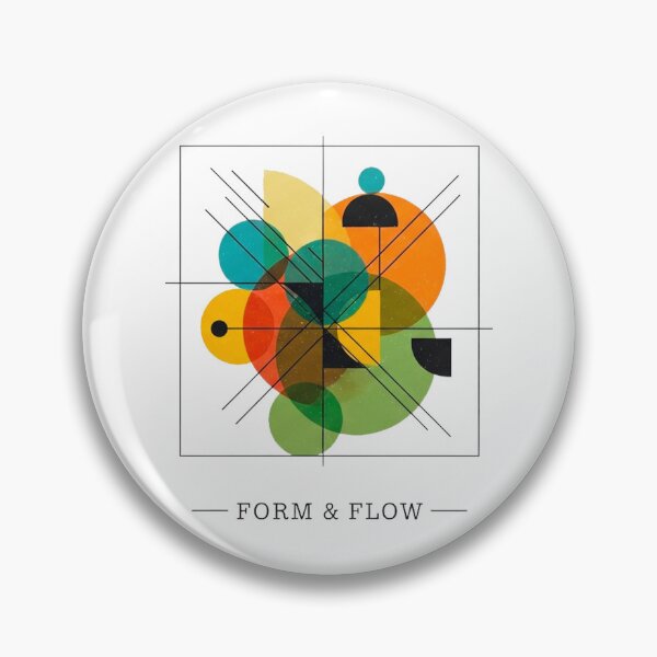 Item preview, Form & Flow – Retro Abstract Logo designed and sold by Pollock.