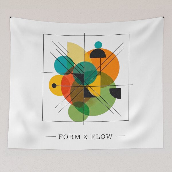 Item preview, Form & Flow – Retro Abstract Logo designed and sold by Pollock.
