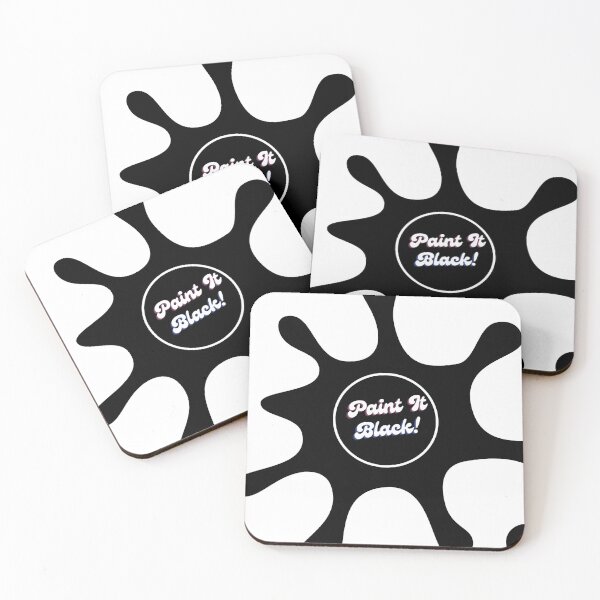 Item preview, Paint It Black – Minimal Black Art designed and sold by NOXSCORP.