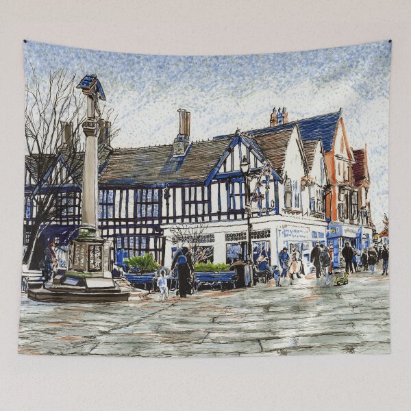 Item preview, Nantwich Town Square and War Memorial designed and sold by LymphomaLass.