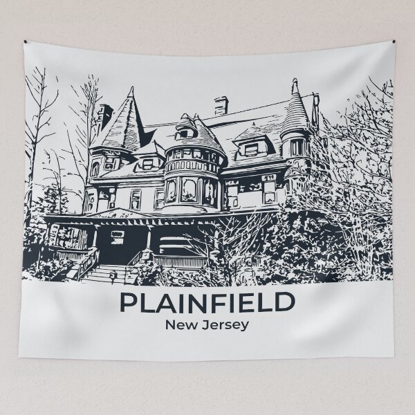 Item preview, Plainfield - New Jersey designed and sold by Lakeric Cityscapes.