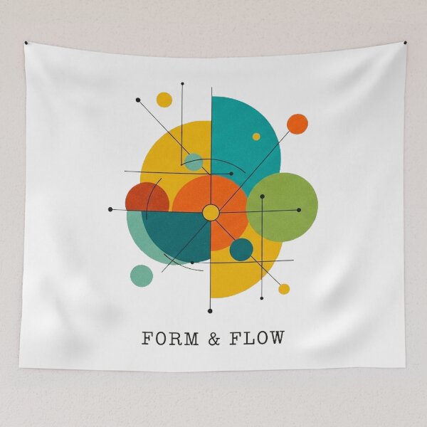 Item preview, Mid-Century Shapes – Vintage Art designed and sold by Pollock.