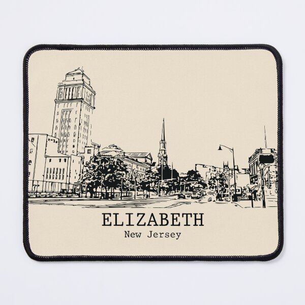 Item preview, Elizabeth - New Jersey designed and sold by Lakeric Cityscapes.