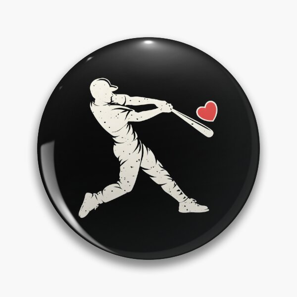Item preview, Baseball Heart Silhouette designed and sold by DemureArtsy.