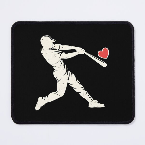 Item preview, Baseball Heart Silhouette designed and sold by DemureArtsy.