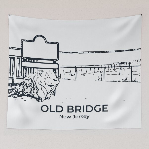 Item preview, Old Bridge - New Jersey designed and sold by Lakeric Cityscapes.