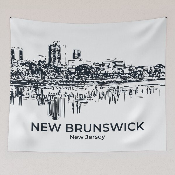 Item preview, New Brunswick - New Jersey designed and sold by Lakeric Cityscapes.