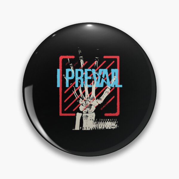 Item preview, I Prevail Post-Traumatic Skeleton Hand Graphic designed and sold by ftamwb.