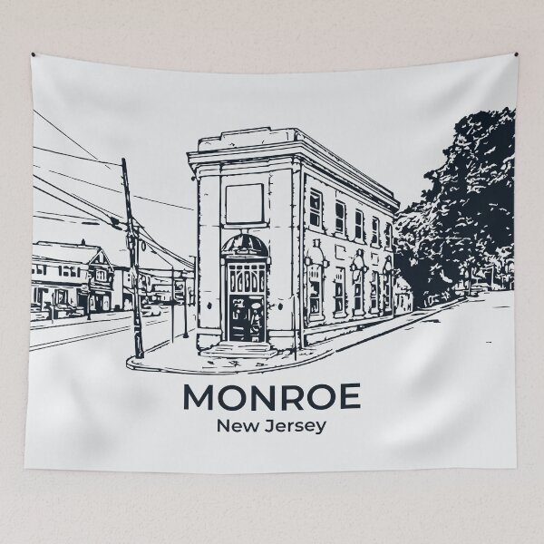 Item preview, Monroe - New Jersey designed and sold by Lakeric Cityscapes.