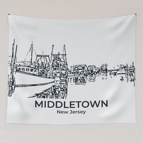 Item preview, Middletown - New Jersey designed and sold by Lakeric Cityscapes.