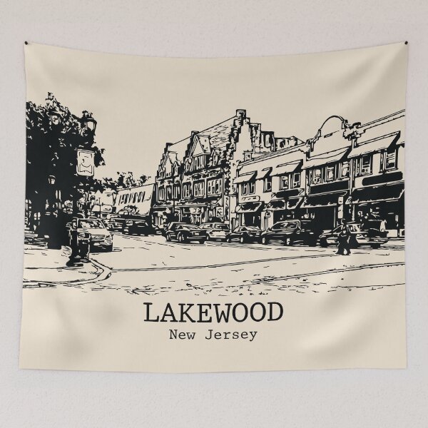 Item preview, Lakewood - New Jersey designed and sold by Lakeric Cityscapes.