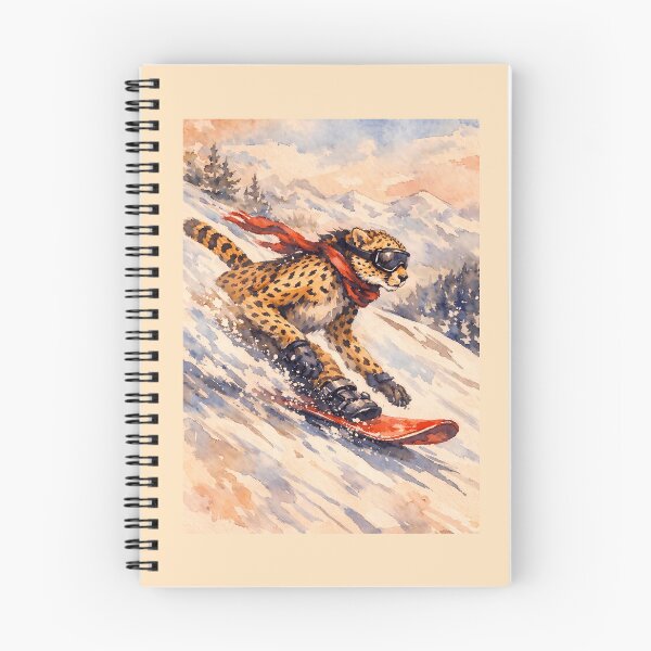 Item preview, Snowboarding Cheetah designed and sold by Sarcastic designs.