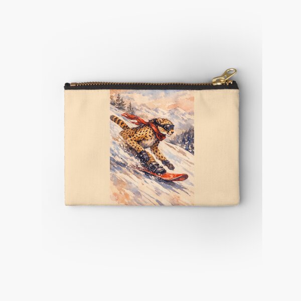 Item preview, Snowboarding Cheetah designed and sold by Sarcastic designs.