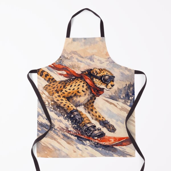 Item preview, Snowboarding Cheetah designed and sold by Sarcastic designs.