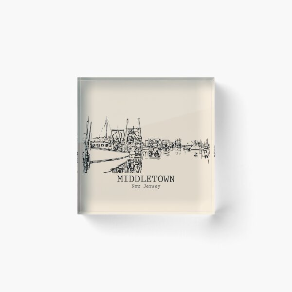 Item preview, Middletown - New Jersey designed and sold by Lakeric Cityscapes.