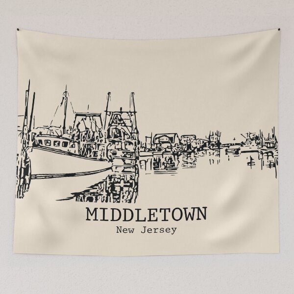 Item preview, Middletown - New Jersey designed and sold by Lakeric Cityscapes.