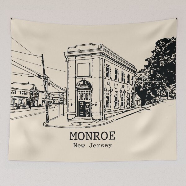 Item preview, Monroe - New Jersey designed and sold by Lakeric Cityscapes.