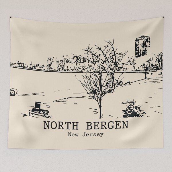 Item preview, North Bergen - New Jersey designed and sold by Lakeric Cityscapes.