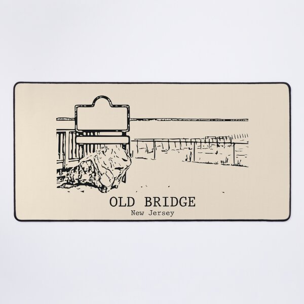 Item preview, Old Bridge - New Jersey designed and sold by Lakeric Cityscapes.