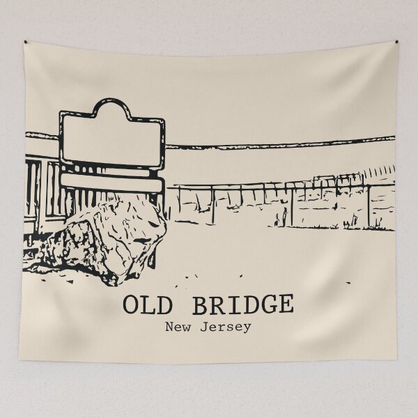 Item preview, Old Bridge - New Jersey designed and sold by Lakeric Cityscapes.