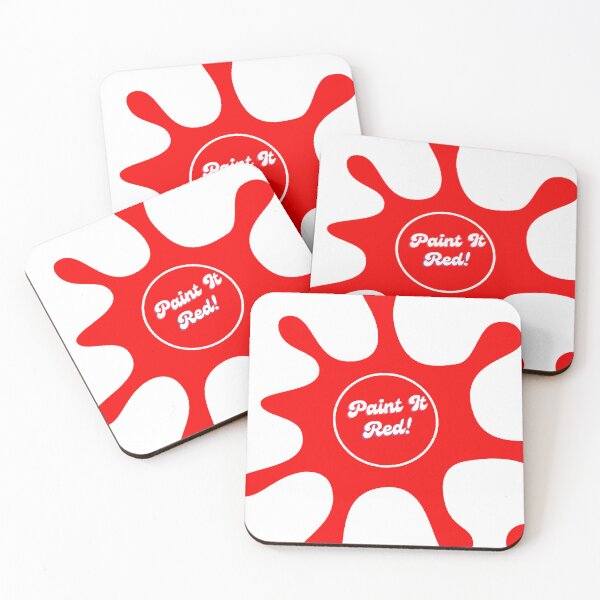 Item preview, Paint It Red – Minimal Color Art designed and sold by NOXSCORP.