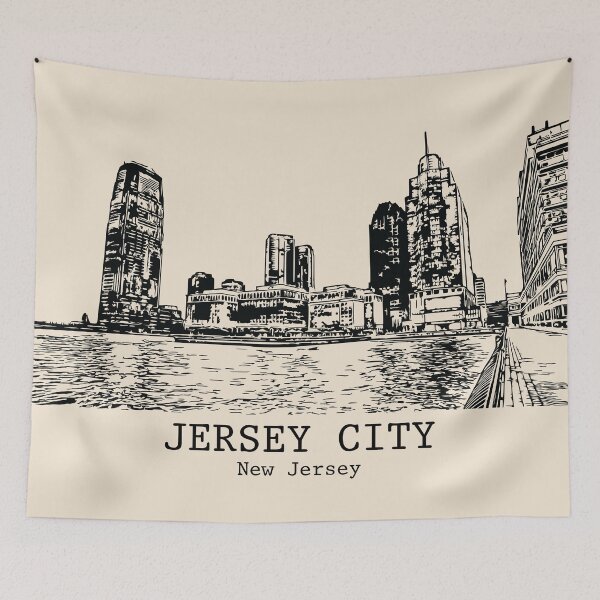 Item preview, Jersey City - New Jersey designed and sold by Lakeric Cityscapes.
