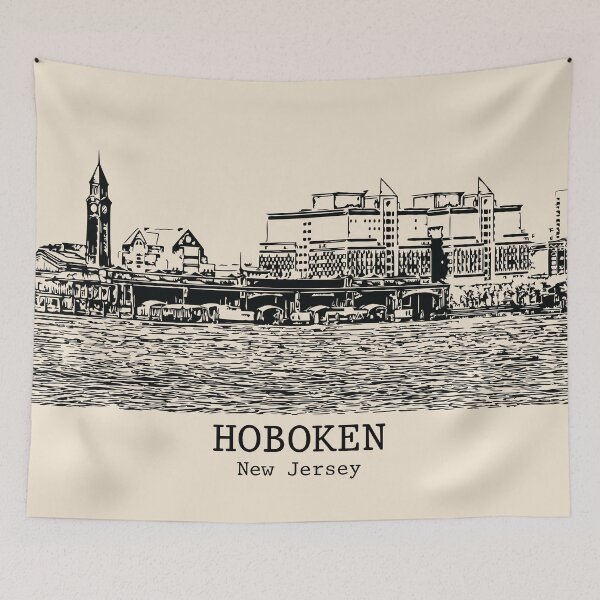 Item preview, Hoboken - New Jersey designed and sold by Lakeric Cityscapes.