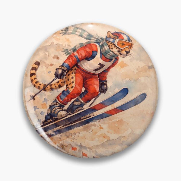 Item preview, Cheetah Ski Jumping designed and sold by Sarcastic designs.