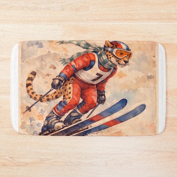 Item preview, Cheetah Ski Jumping designed and sold by Sarcastic designs.
