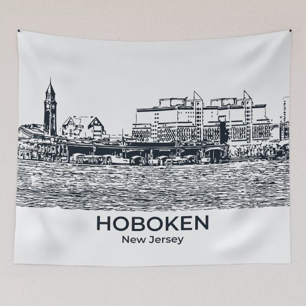 Item preview, Hoboken - New Jersey designed and sold by Lakeric Cityscapes.