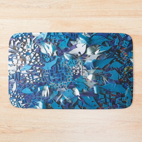 Item preview, Frost- Floral Abstract Mosaic Collage designed and sold by adel8ide.