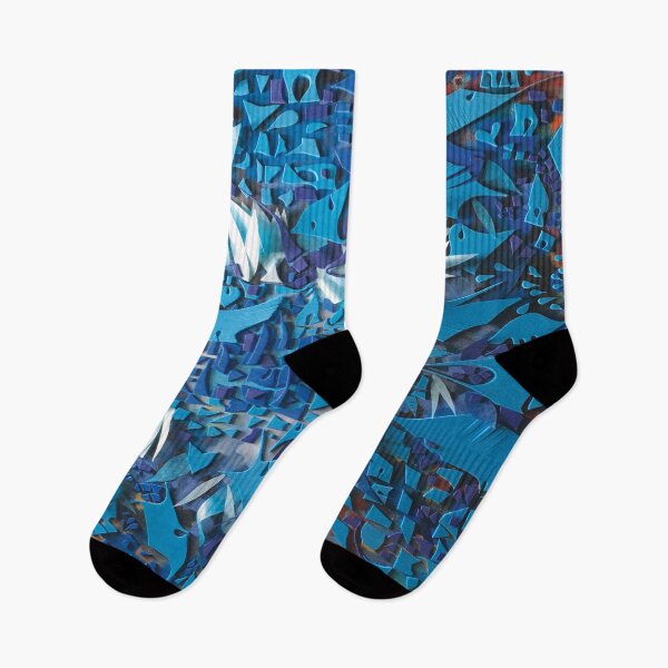 Item preview, Frost- Floral Abstract Mosaic Collage designed and sold by adel8ide.