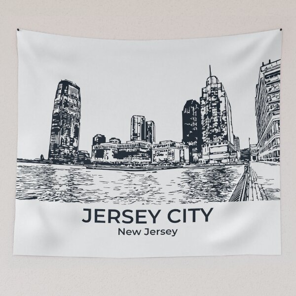 Item preview, Jersey City - New Jersey designed and sold by Lakeric Cityscapes.