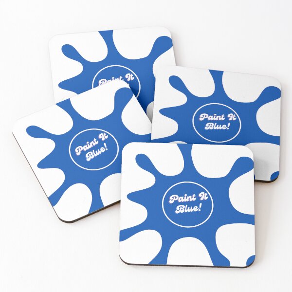 Item preview, Paint It Blue – Minimal Color Art designed and sold by NOXSCORP.