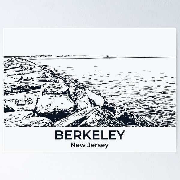 Item preview, Berkeley - New Jersey designed and sold by Lakeric Cityscapes.