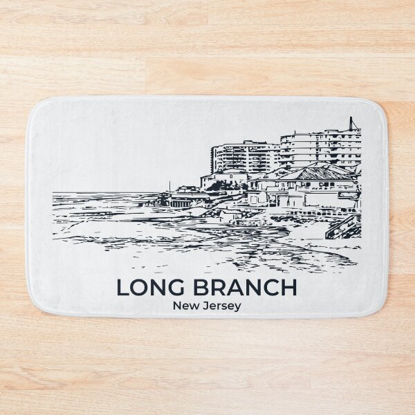 Item preview, Long Branch - New Jersey designed and sold by Lakeric Cityscapes.