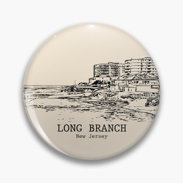 Item preview, Long Branch - New Jersey designed and sold by Lakeric Cityscapes.