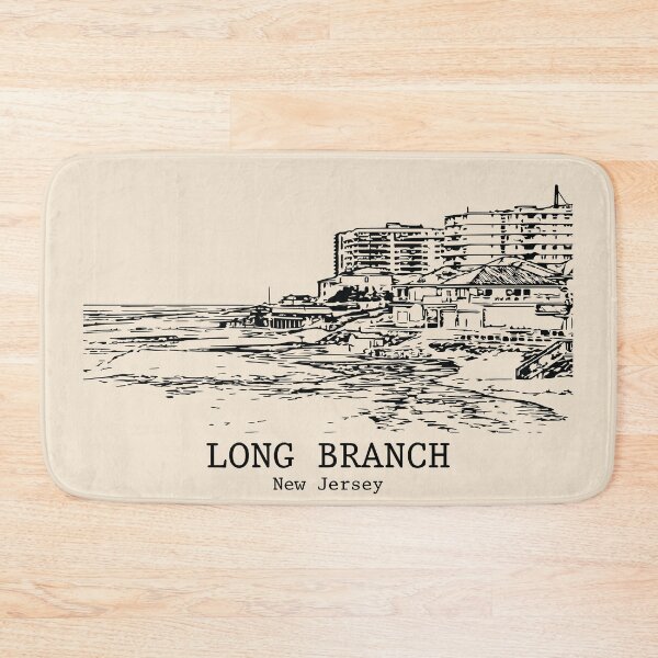 Item preview, Long Branch - New Jersey designed and sold by Lakeric Cityscapes.