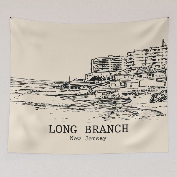 Item preview, Long Branch - New Jersey designed and sold by Lakeric Cityscapes.