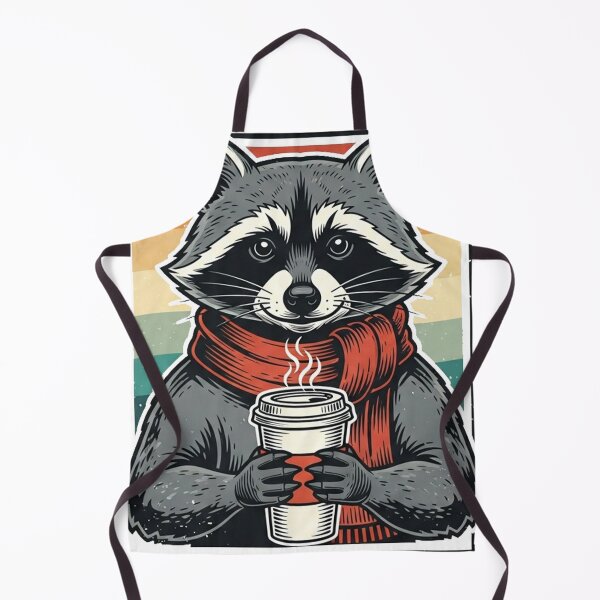Item preview, Morning Mood Raccoon – Old School Graphic designed and sold by Pollock.