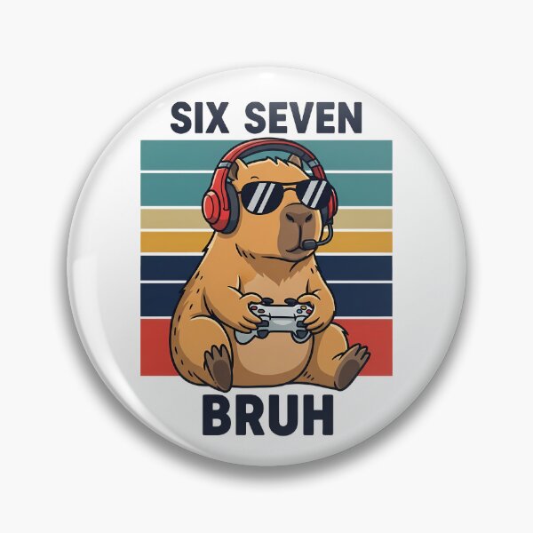 Artikelvorschau, sechs sieben Bruder Capybara Meme entworfen und verkauft von VividDripCo.