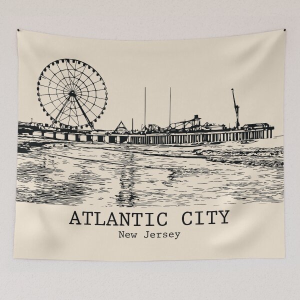 Item preview, Atlantic City - New Jersey designed and sold by Lakeric Cityscapes.